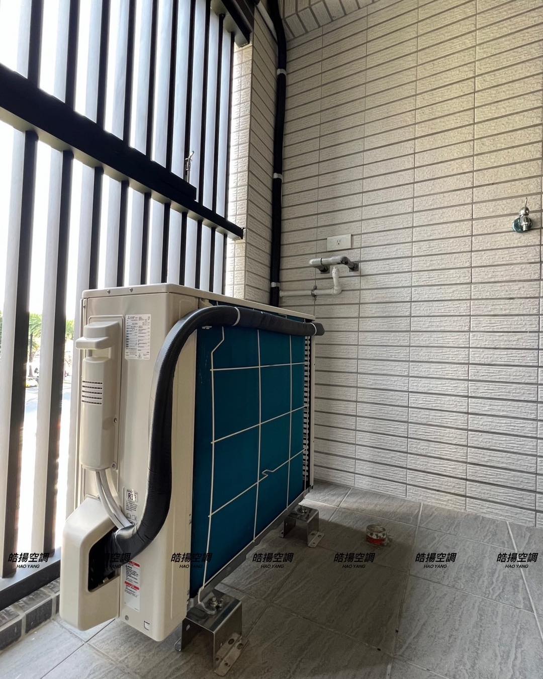 [皓揚空調案例]舊機換新機搭配美化修飾管槽的第4張圖片