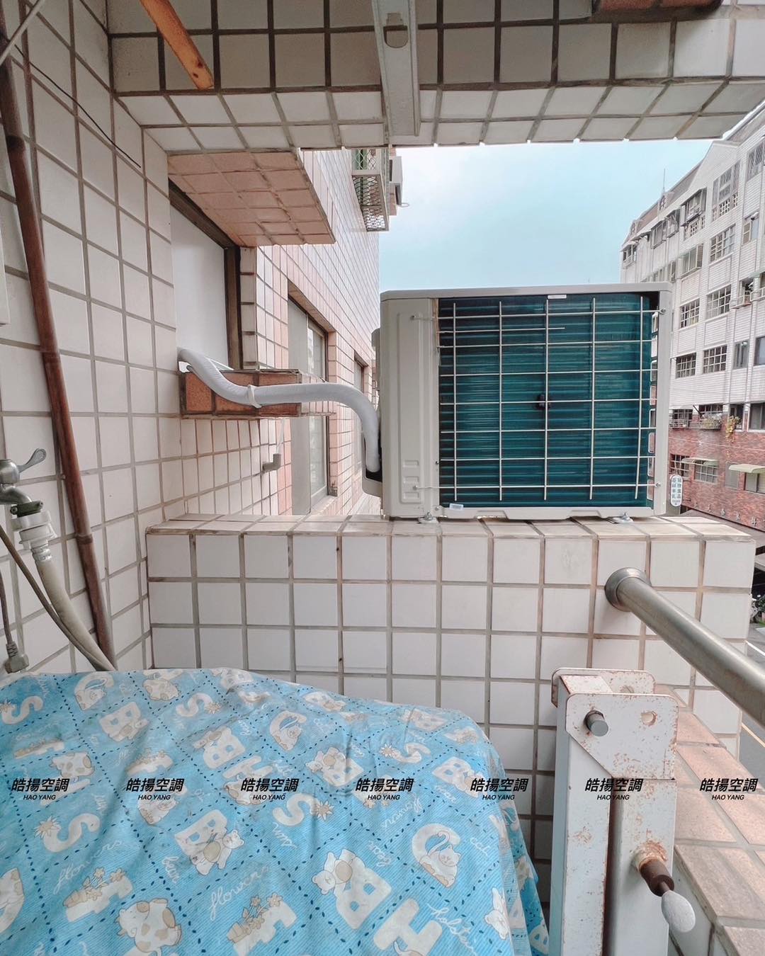 [皓揚空調案例]舊機換新機搭配美化修飾管槽的第5張圖片