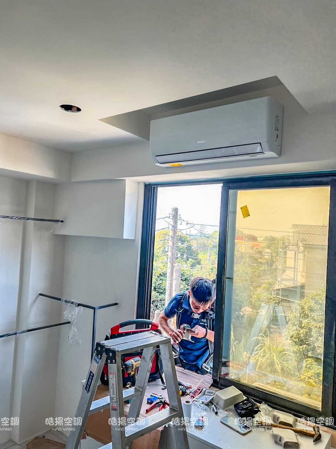 [皓揚空調案例]舊屋翻新規劃設計三菱+格力的第3張圖片