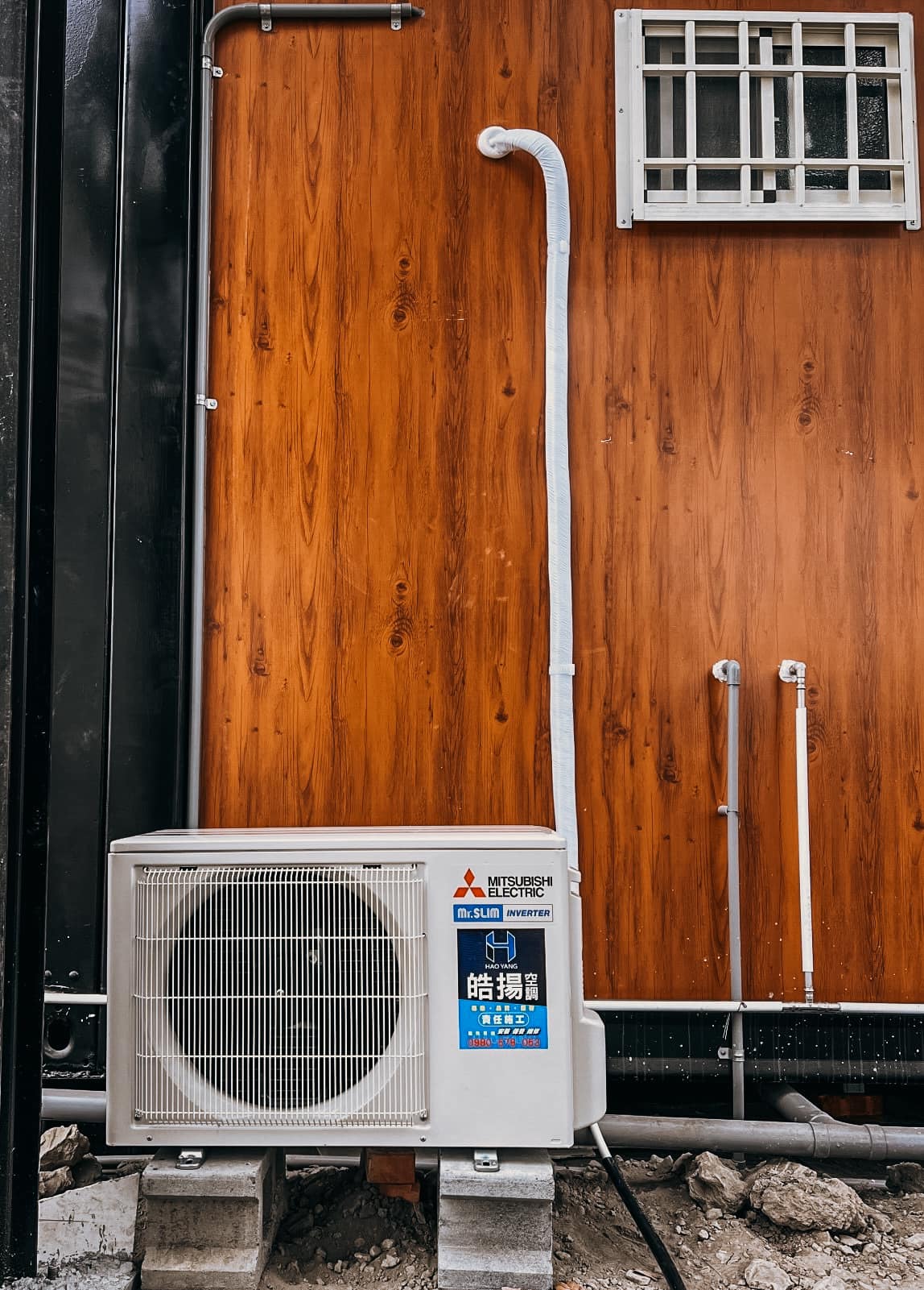 [皓揚空調案例]潮州組合屋-三菱電機新機安裝的第3張圖片