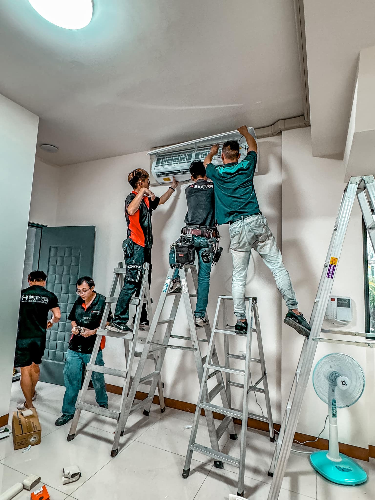 [皓揚空調案例]屏東市藏境人/安捷建築-安裝格力、國際新設備的第3張圖片